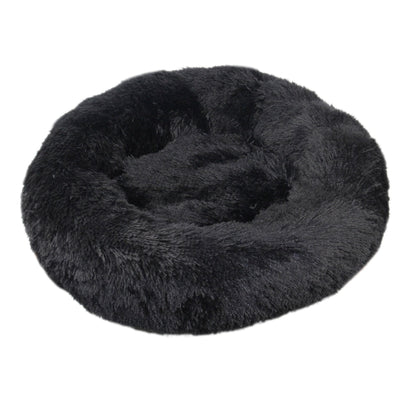 Calming Donut Dog Bed Plush Pet Cushion Nest