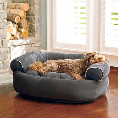 Calming Orthopedic Dog Bed Soft Plush Pet Sofa Cushion