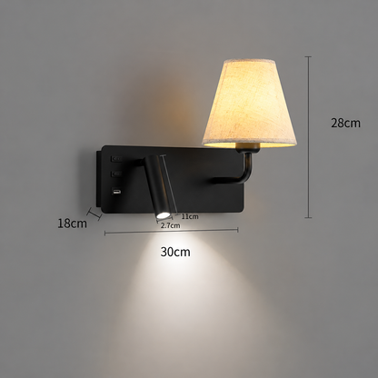 Candle Effect Reading Wall Lamp Warm Bedroom Lighting
