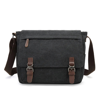 Canvas Shoulder Bag Crossbody Messenger Everyday Travel Bag