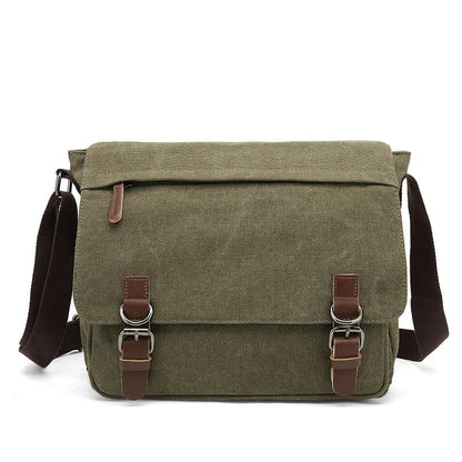 Canvas Shoulder Bag Crossbody Messenger Everyday Travel Bag