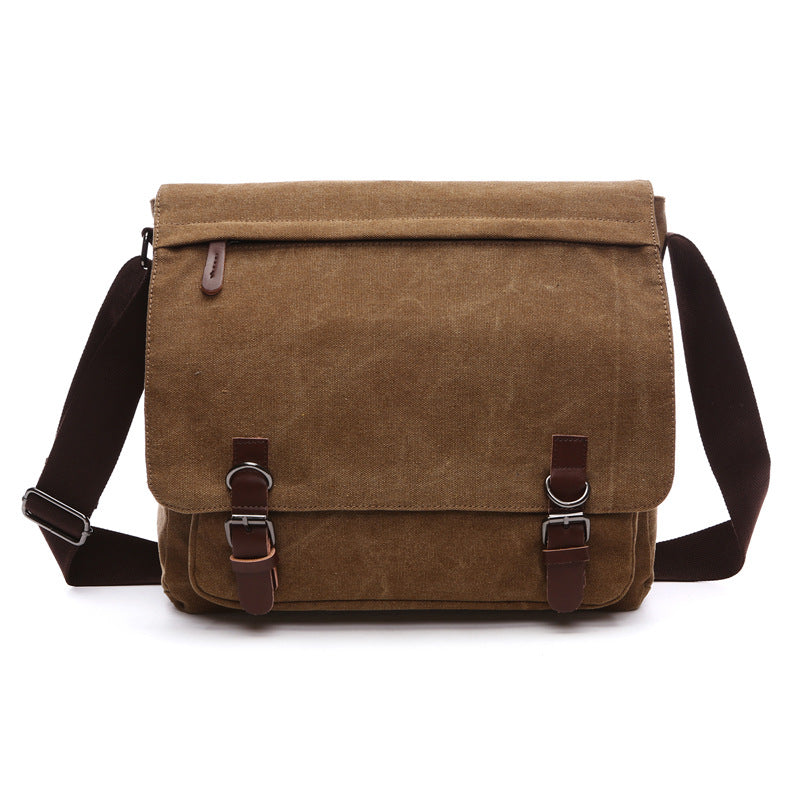 Canvas Shoulder Bag Crossbody Messenger Everyday Travel Bag