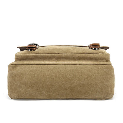 Canvas Shoulder Bag Crossbody Messenger Everyday Travel Bag