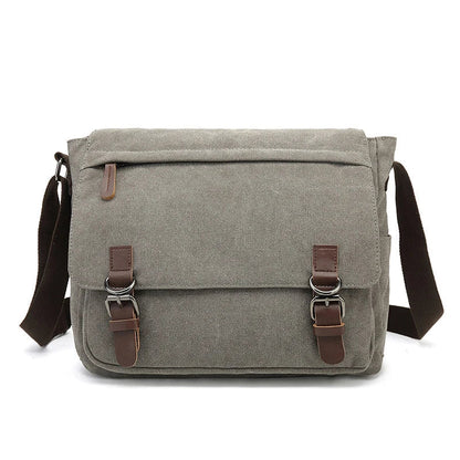 Canvas Shoulder Bag Crossbody Messenger Everyday Travel Bag