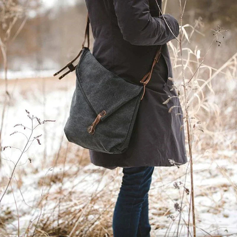 Canvas Shoulder Tote Bag Adjustable Strap Everyday Handbag