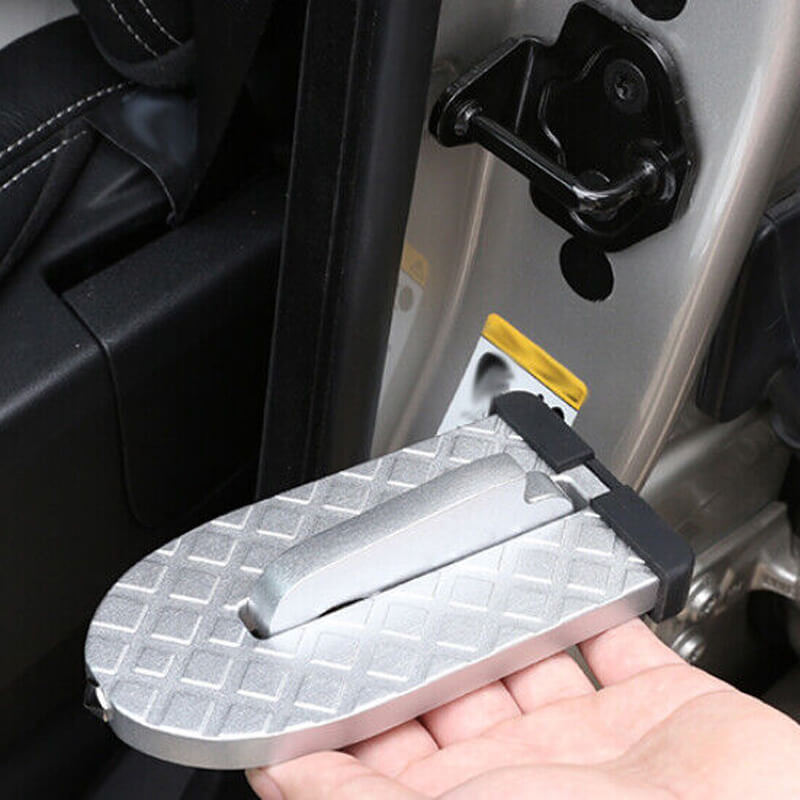 Car Roof Access Step Folding Aluminum Door Pedal
