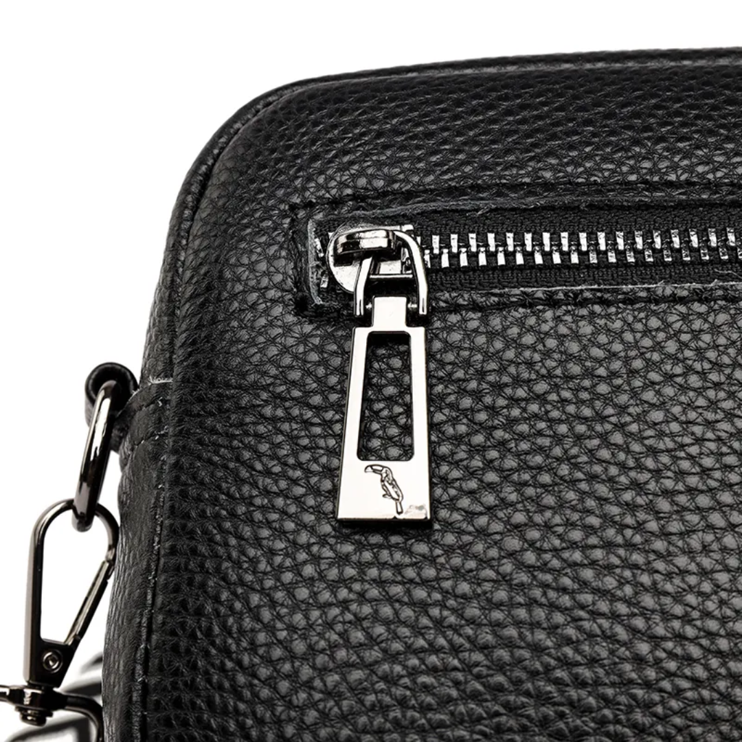 Carrie Messenger Bag Compact Leather Crossbody Shoulder Bag