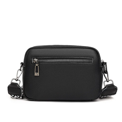 Carrie Messenger Bag Compact Leather Crossbody Shoulder Bag