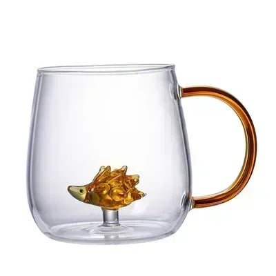 Cartoon Animal Glass Cup Cute Borosilicate Drinking Mug