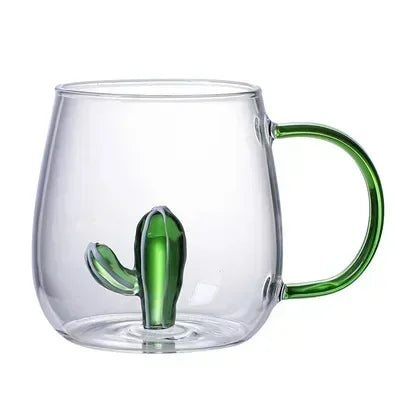 Cartoon Animal Glass Cup Cute Borosilicate Drinking Mug