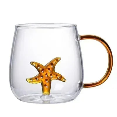 Cartoon Animal Glass Cup Cute Borosilicate Drinking Mug
