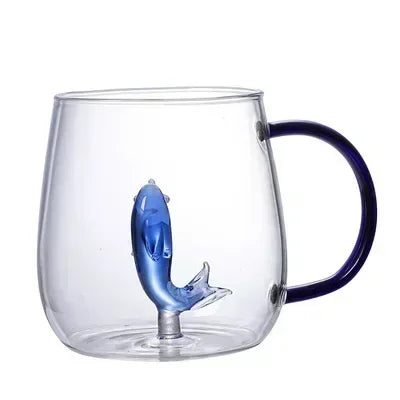 Cartoon Animal Glass Cup Cute Borosilicate Drinking Mug