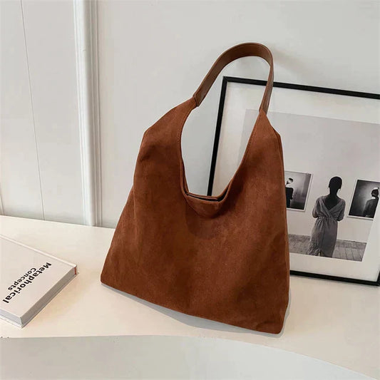 Casual Bucket Shoulder Bag with Large Capacity