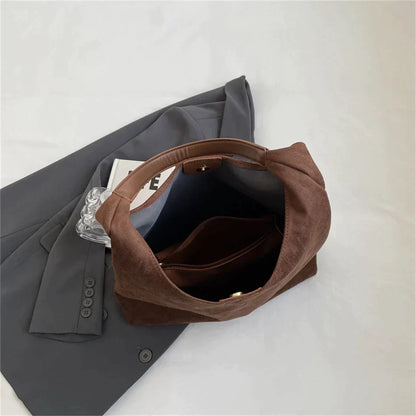 Casual Bucket Shoulder Bag with Large Capacity