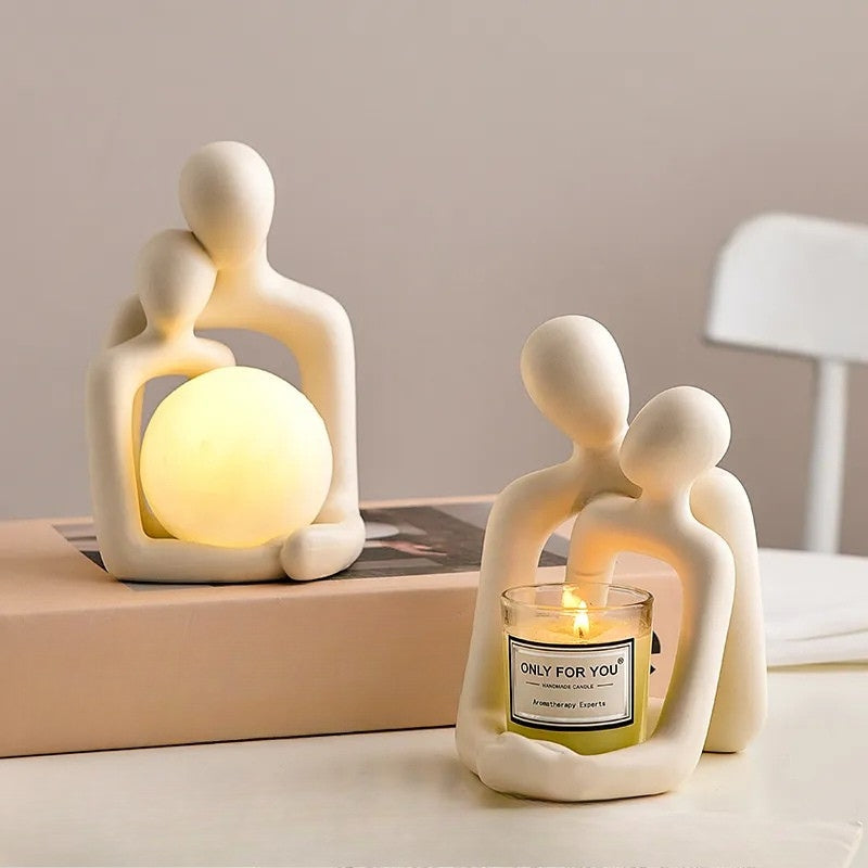 Ceramic Ambient Table Light Decorative Mood Lamp for Living Room and Bedroom