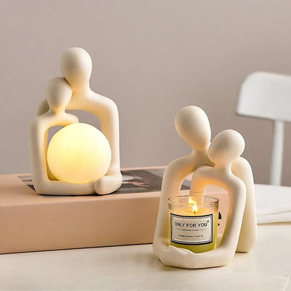 Ceramic Ambient Table Light Decorative Mood Lamp for Living Room and Bedroom