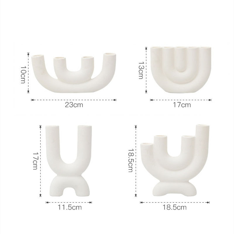 Ceramic Design Candle Holder Luxury Decorative Home Accent