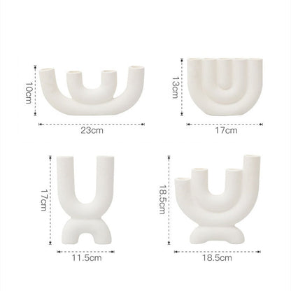 Ceramic Design Candle Holder Luxury Decorative Home Accent