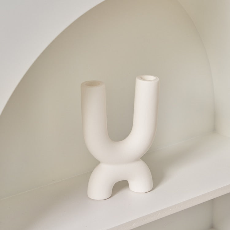 Ceramic Design Candle Holder Luxury Decorative Home Accent
