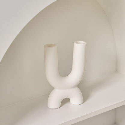Ceramic Design Candle Holder Luxury Decorative Home Accent