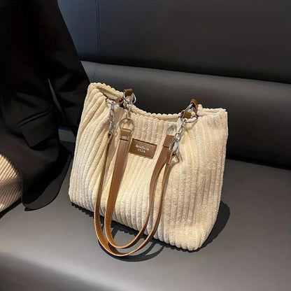 Chain Strap Travel Tote Bag Womens Shoulder Handbag