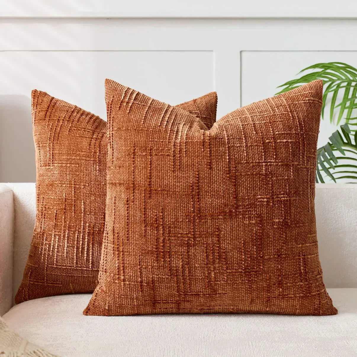 Chenille Cushion Cover Soft Decorative Sofa Pillowcase