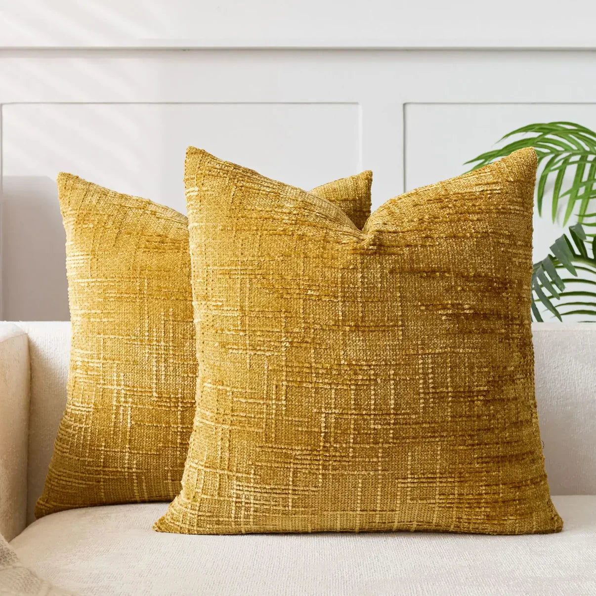 Chenille Cushion Cover Soft Decorative Sofa Pillowcase