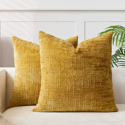 Chenille Cushion Cover Soft Decorative Sofa Pillowcase