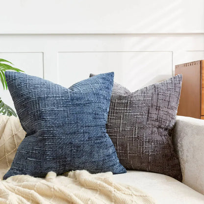 Chenille Cushion Cover Soft Decorative Sofa Pillowcase