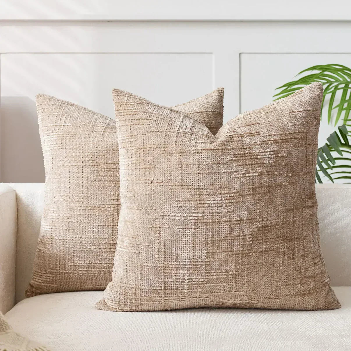 Chenille Cushion Cover Soft Decorative Sofa Pillowcase