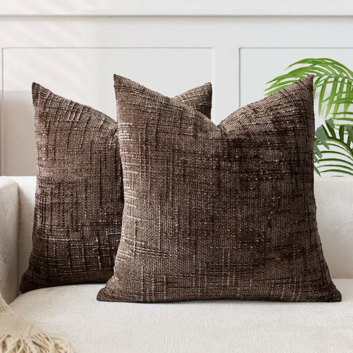 Chenille Cushion Cover Soft Decorative Sofa Pillowcase