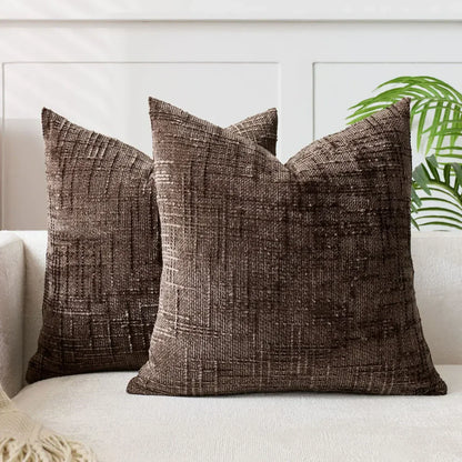 Chenille Cushion Cover Soft Decorative Sofa Pillowcase