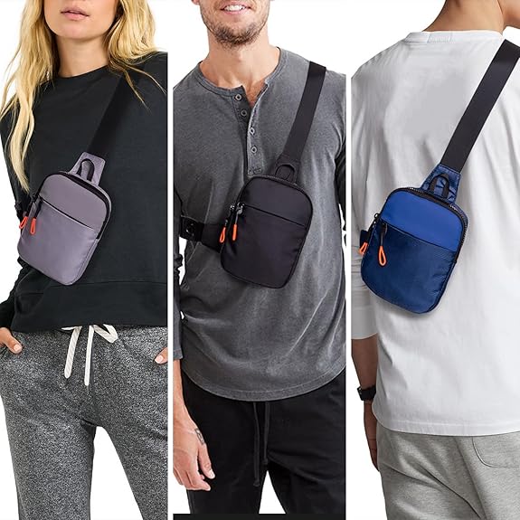 Chest Mini Sling Bag Waterproof Lightweight Crossbody Bag