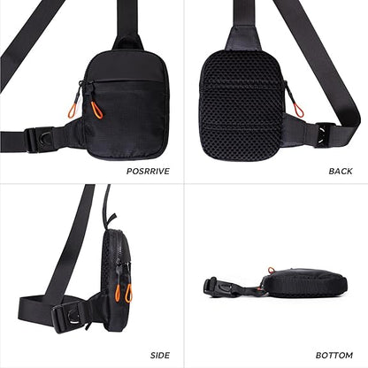 Chest Mini Sling Bag Waterproof Lightweight Crossbody Bag