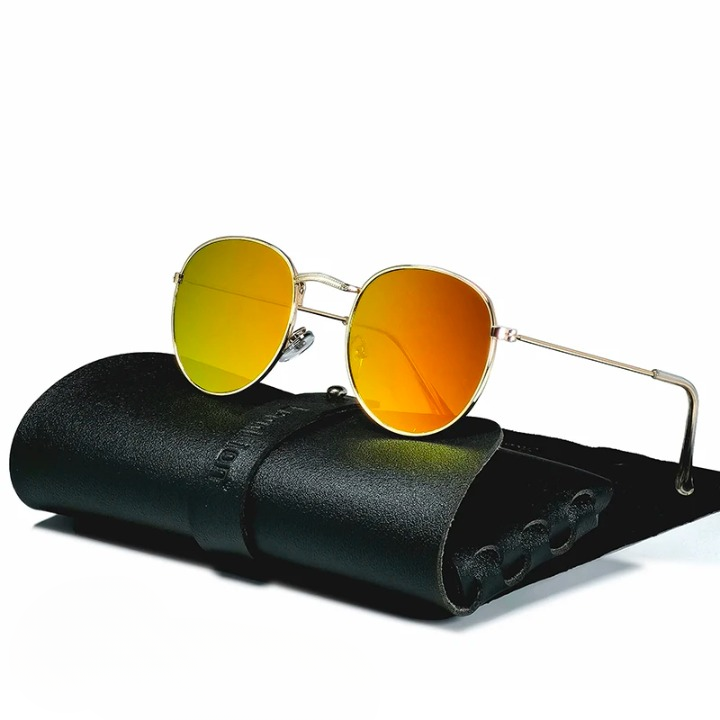 Classic Round Retro Sunglasses Vintage Luxury Eyewear