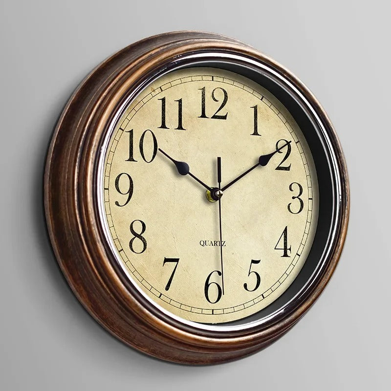 Classic Wooden Wall Clock Silent Decorative Home Office Clock