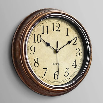 Classic Wooden Wall Clock Silent Decorative Home Office Clock