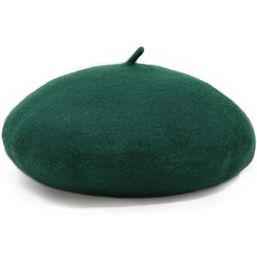Classic Wool Beret Hat French Style Winter Fashion Cap