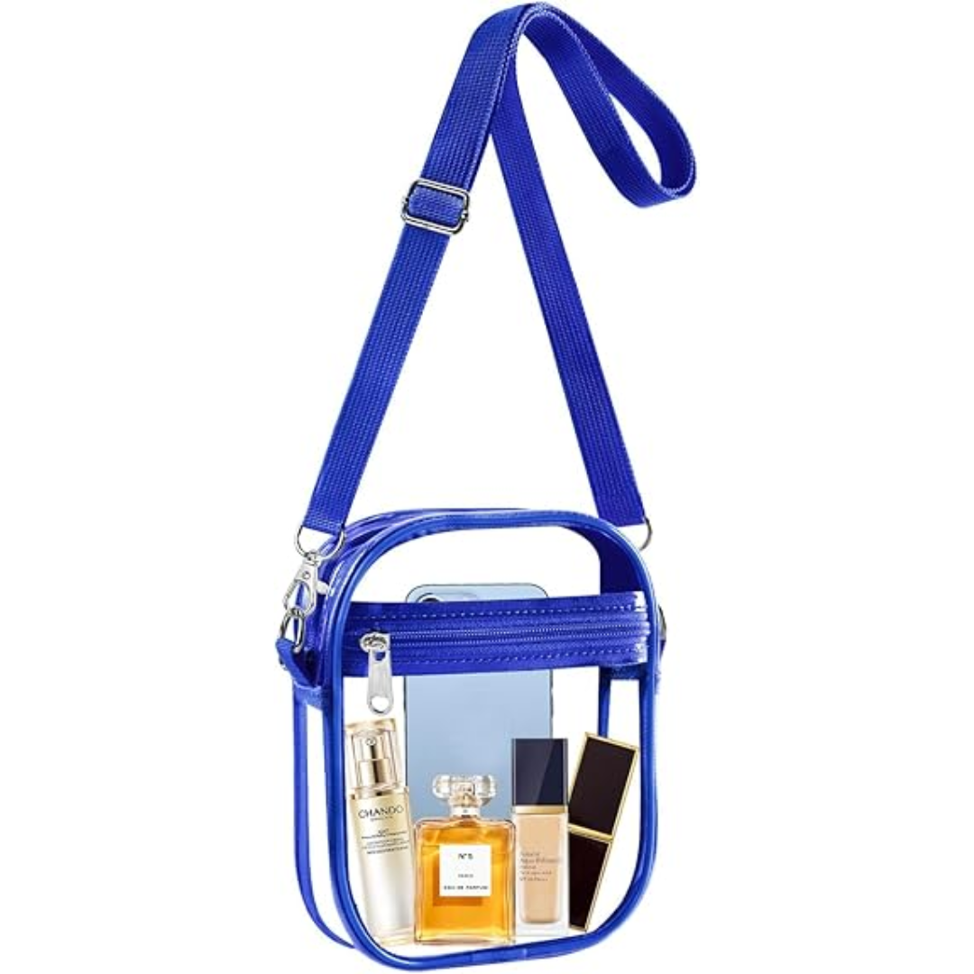 Clear Crossbody Bag with Adjustable Strap