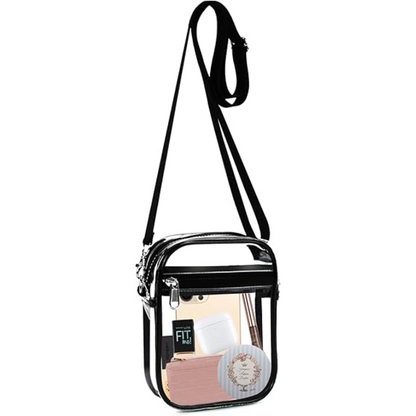 Clear Crossbody Bag with Adjustable Strap