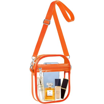 Clear Crossbody Bag with Adjustable Strap