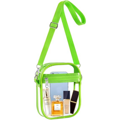 Clear Crossbody Bag with Adjustable Strap