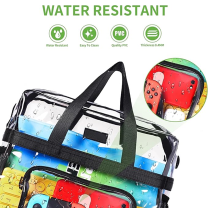 Clear Stadium Tote Bag CrystalTote – Durable Transparent Bag for Concerts, Sports & Festivals
