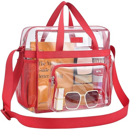 Clear Stadium Tote Bag CrystalTote – Durable Transparent Bag for Concerts, Sports & Festivals