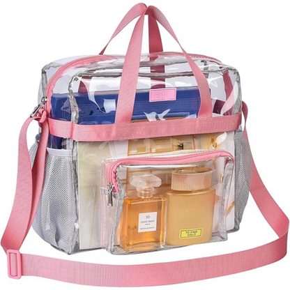 Clear Stadium Tote Bag CrystalTote – Durable Transparent Bag for Concerts, Sports & Festivals
