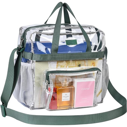 Clear Stadium Tote Bag CrystalTote – Durable Transparent Bag for Concerts, Sports & Festivals