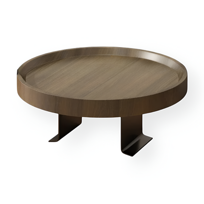 Clip On Sofa Side Table Bamboo Snack Tray Stand
