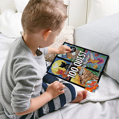 Color By Number Book Creative Coloring Book Kids Adults Relaxation Art