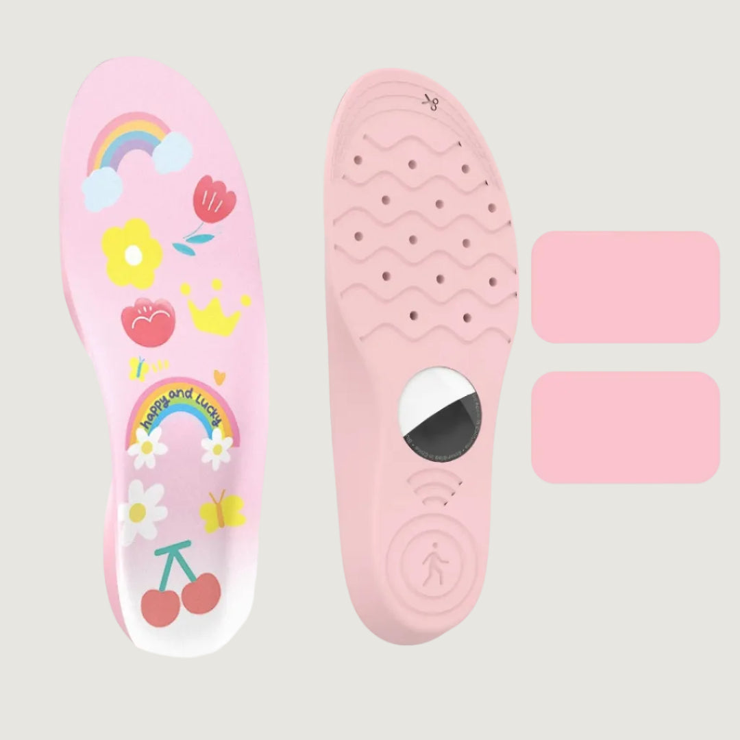Comfortable Tracking Shoe Insoles with Discreet Holder for Daily Wear
