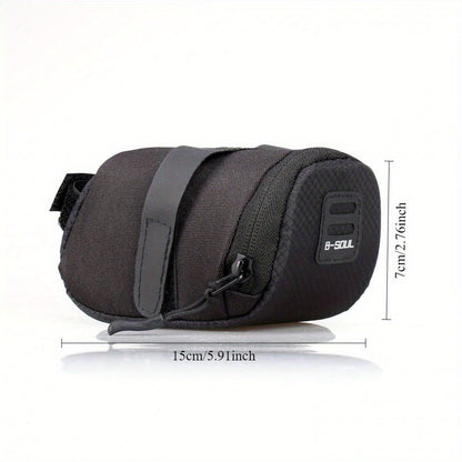 Compact Bicycle Saddle Bag Waterproof Cycling Storage Pouch